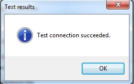 test connection succeed